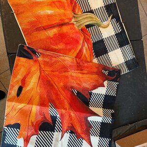 Fall Pillow Covers 18x18 Inch Set of 2 Autumn 18" x 18" (Pack of 2) (110)